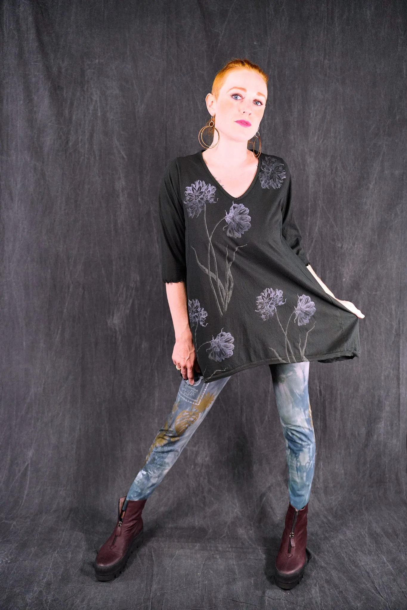 1248 Mantra Hi/Lo Top-Black-P