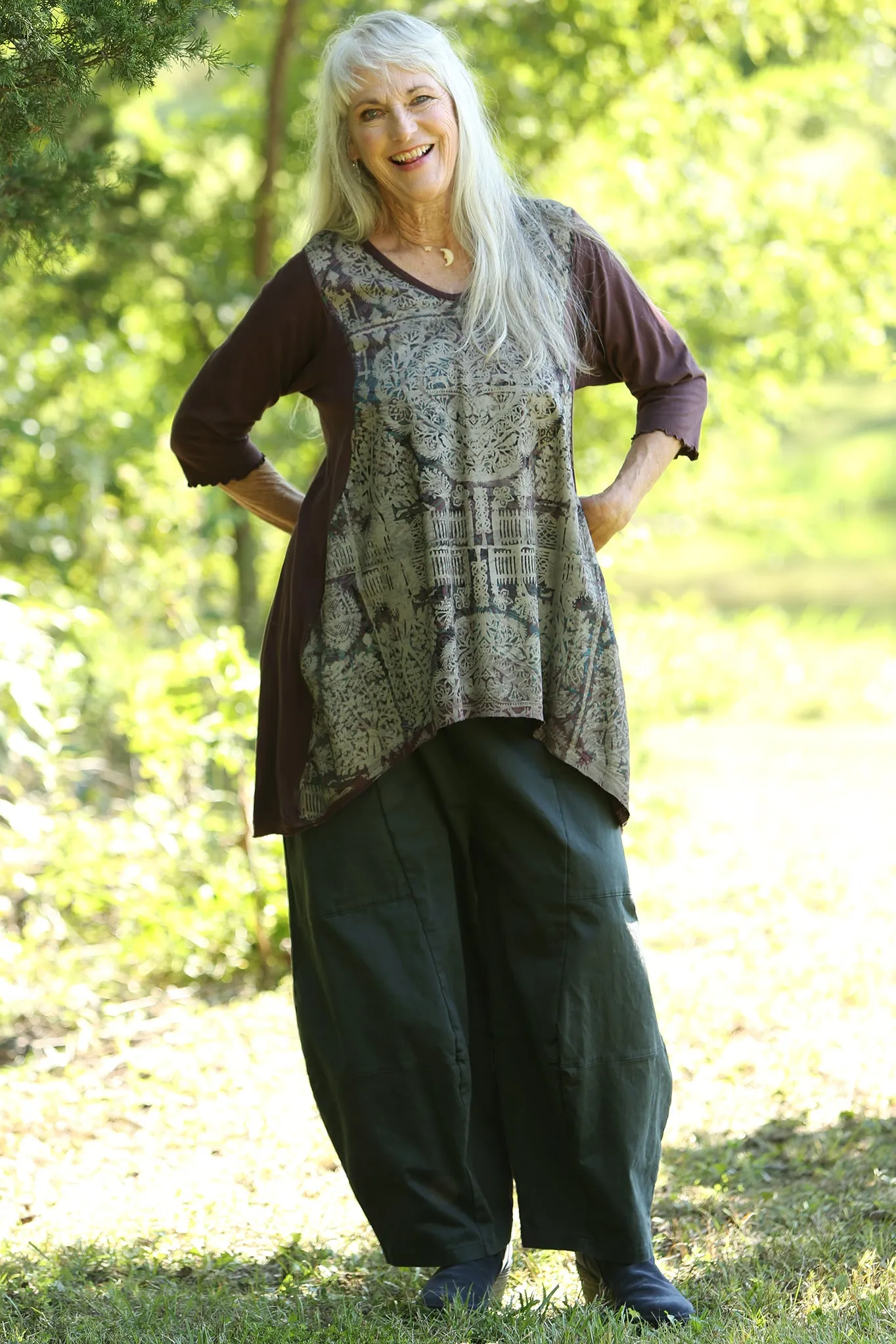 1248 Mantra Hi/Lo Top-Burnt Sugar-P