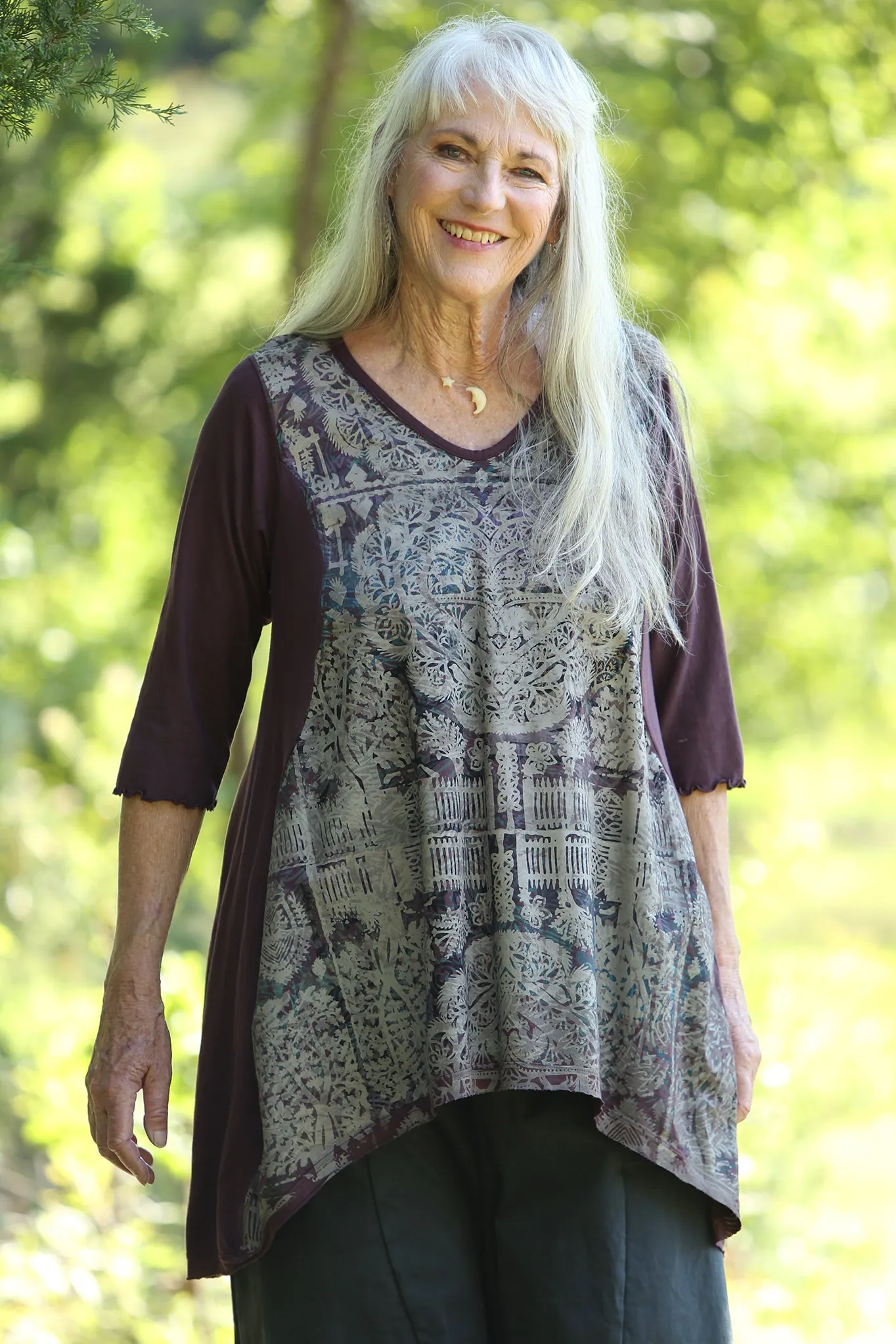 1248 Mantra Hi/Lo Top-Burnt Sugar-P