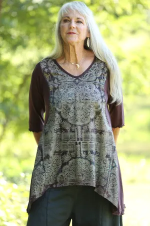 1248 Mantra Hi/Lo Top-Burnt Sugar-P