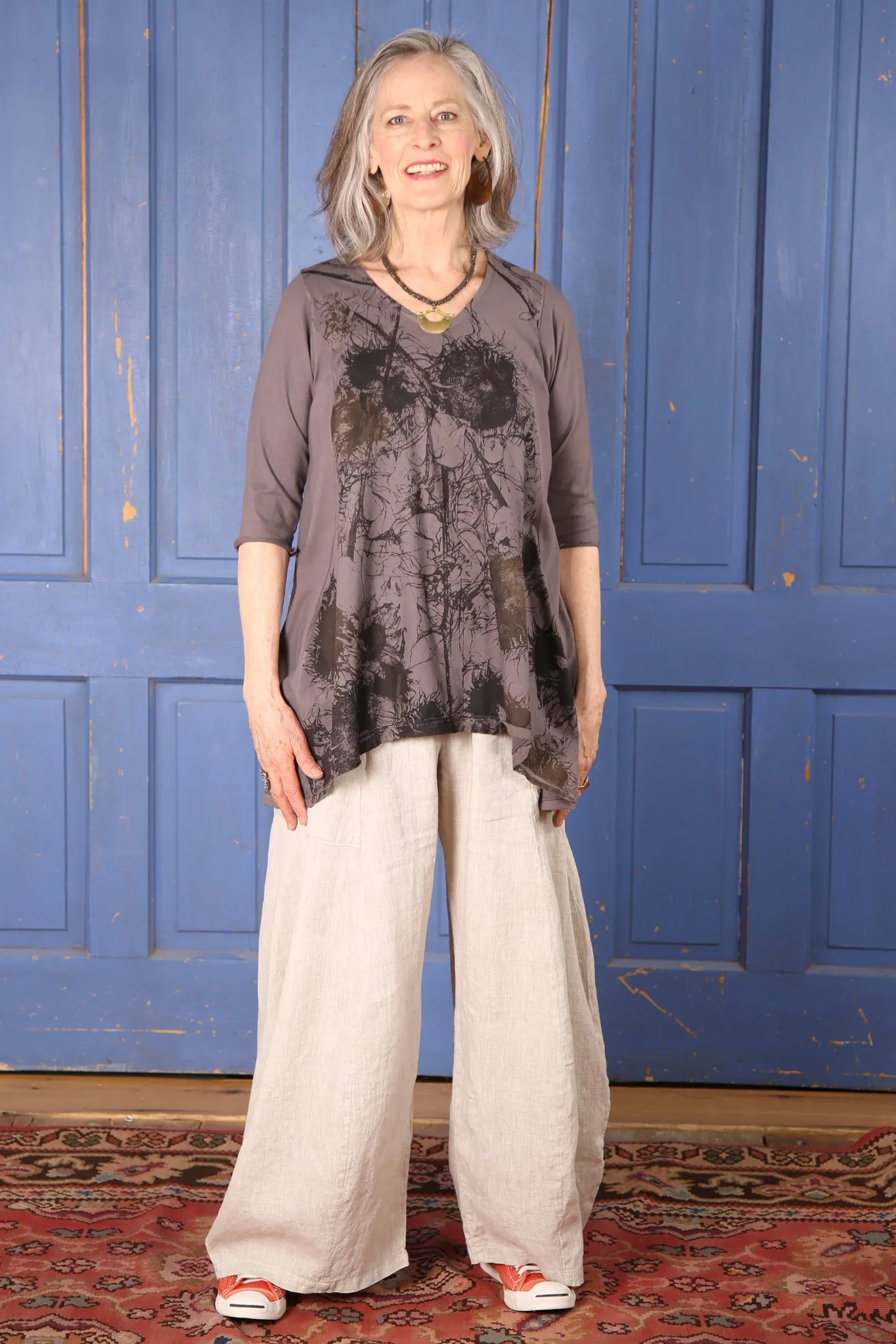 1248 Mantra Hi/Lo Top-Dove-P