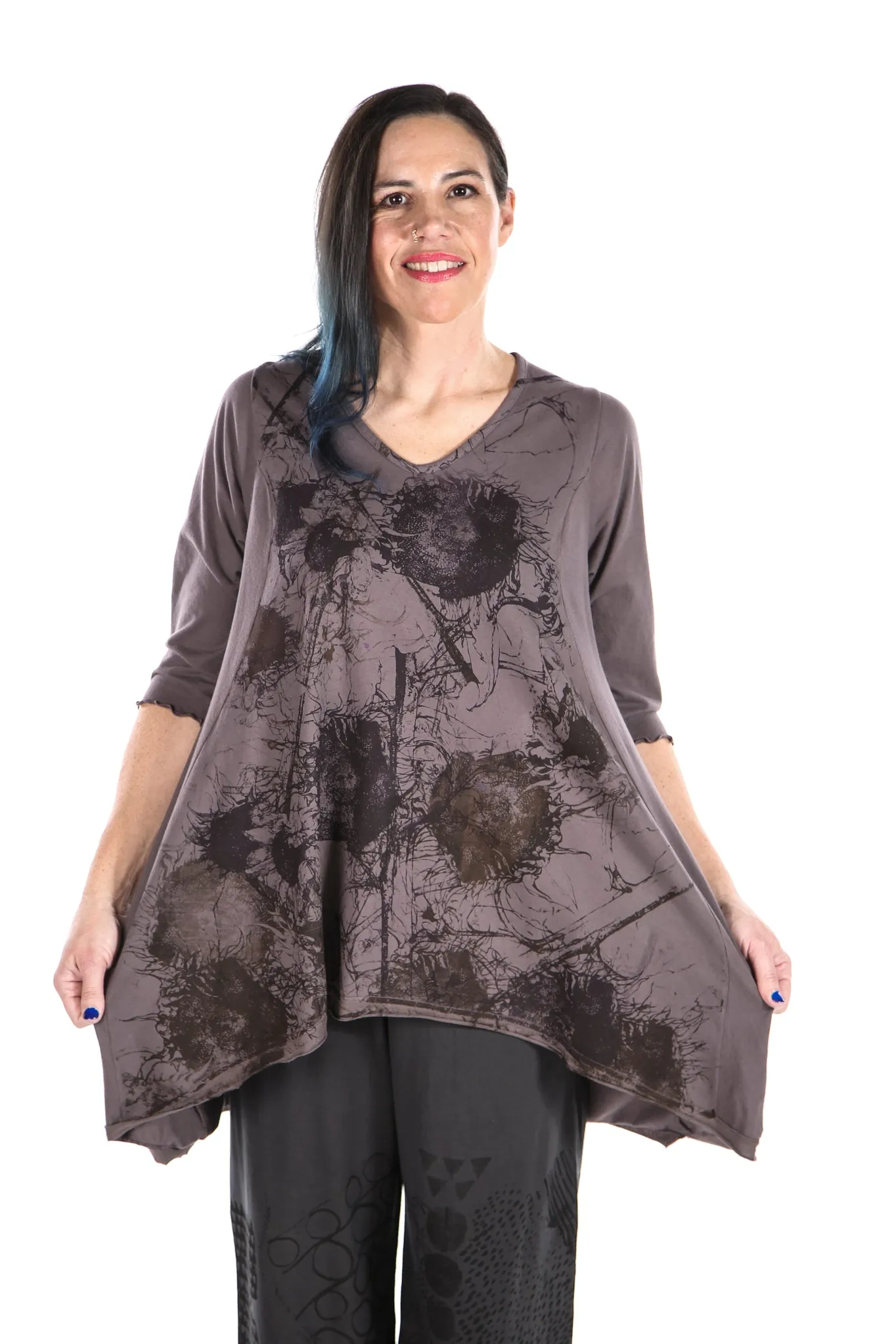 1248 Mantra Hi/Lo Top-Dove-P