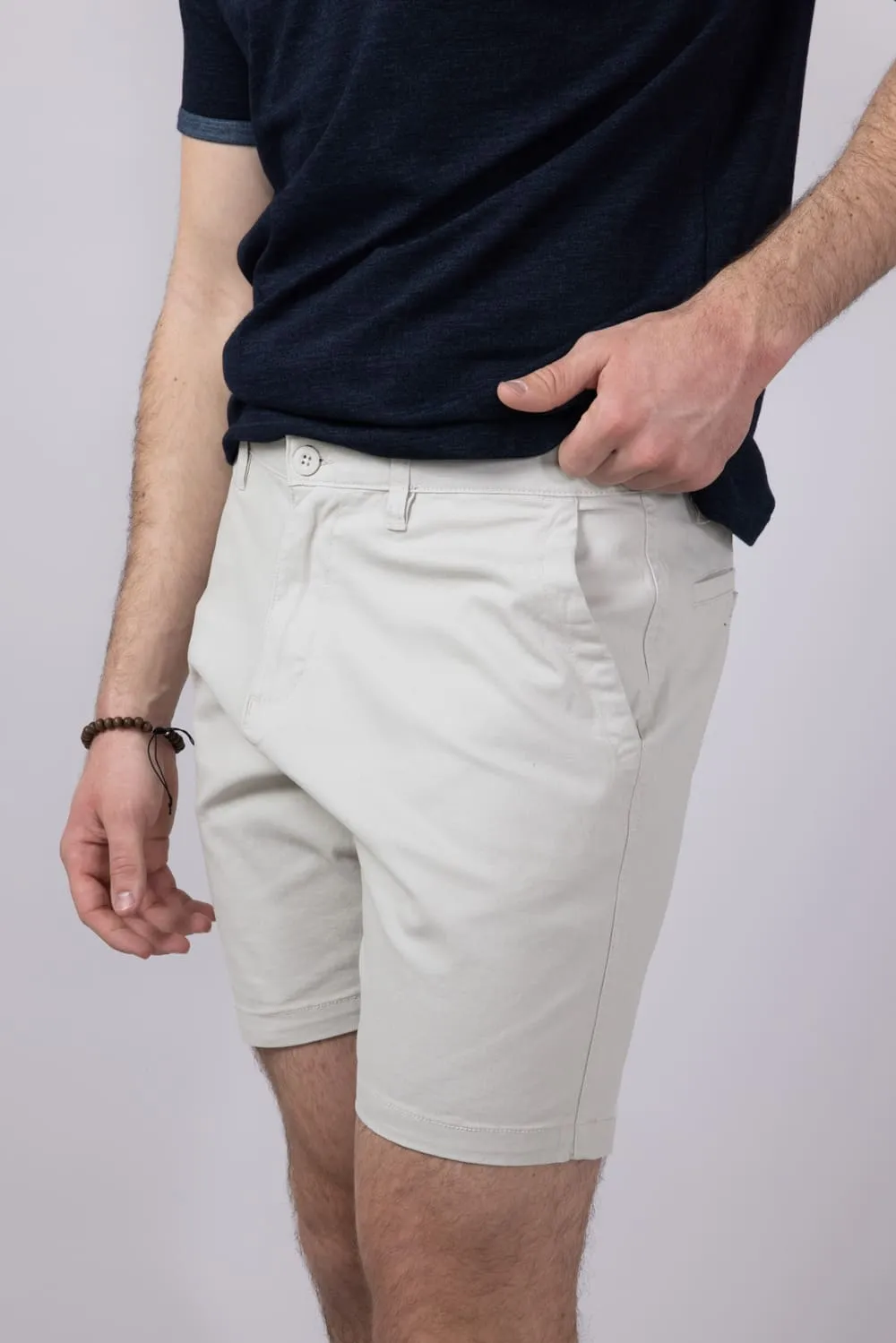1897 Original 7" Twill Shorts for Men in Ivory | XR9863-GL-IVORY
