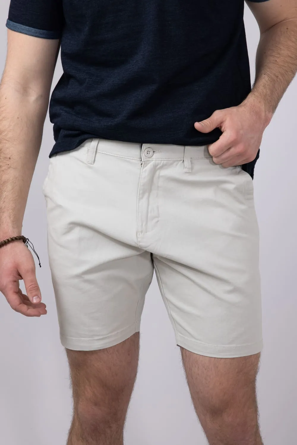 1897 Original 7" Twill Shorts for Men in Ivory | XR9863-GL-IVORY