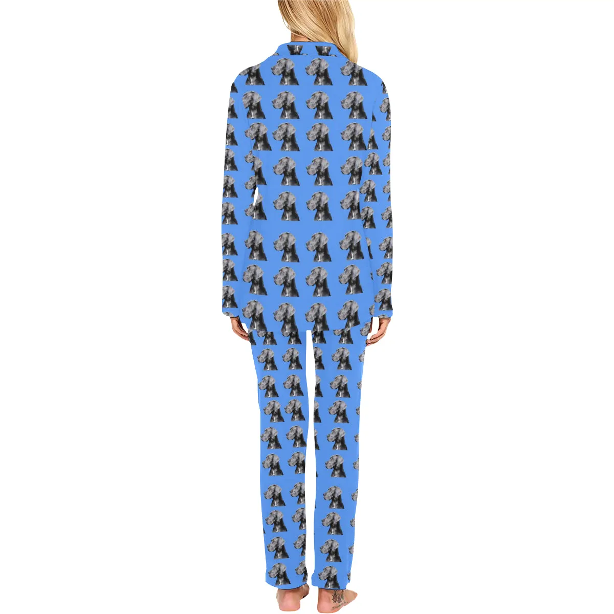 2 Piece Great Dane Long PJ Set