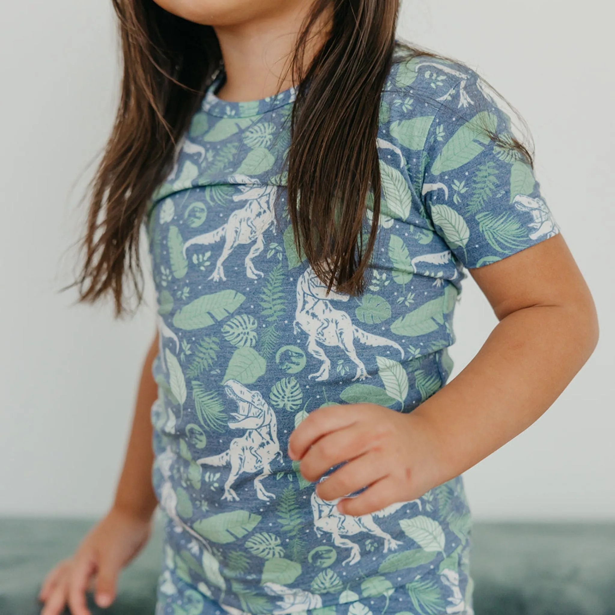 2pc Short Sleeve Pajama Set - Jurassic Park