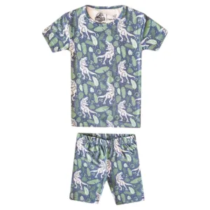 2pc Short Sleeve Pajama Set - Jurassic Park