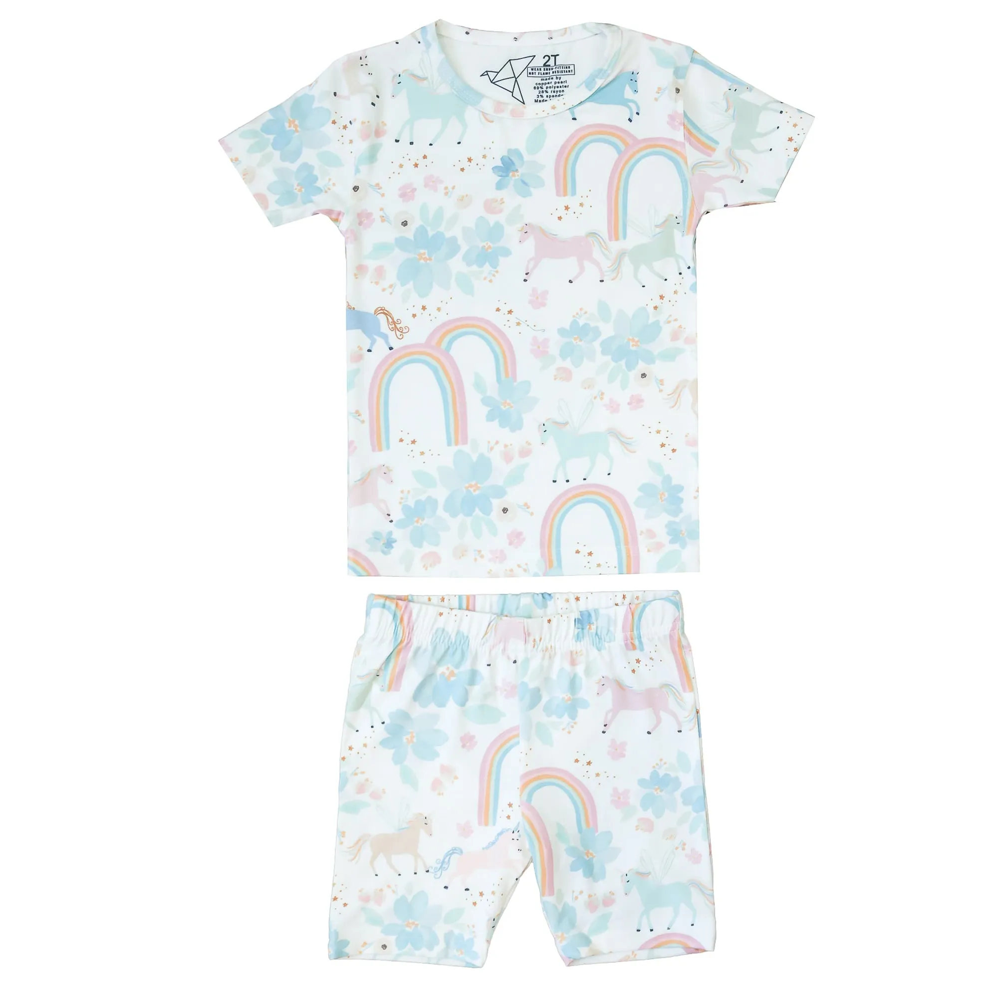 2pc Short Sleeve Pajama Set - Whimsy