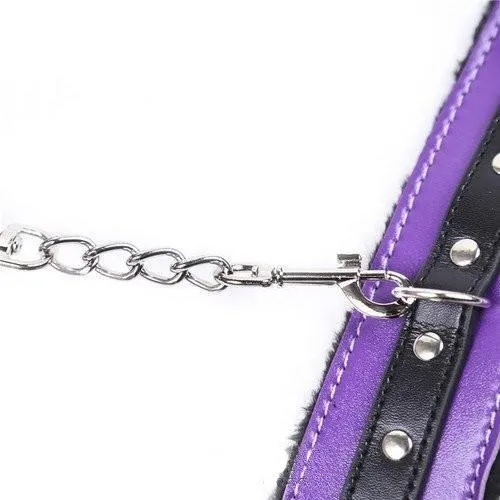 7946M       Purple Seduction Fur Lined Cuffs