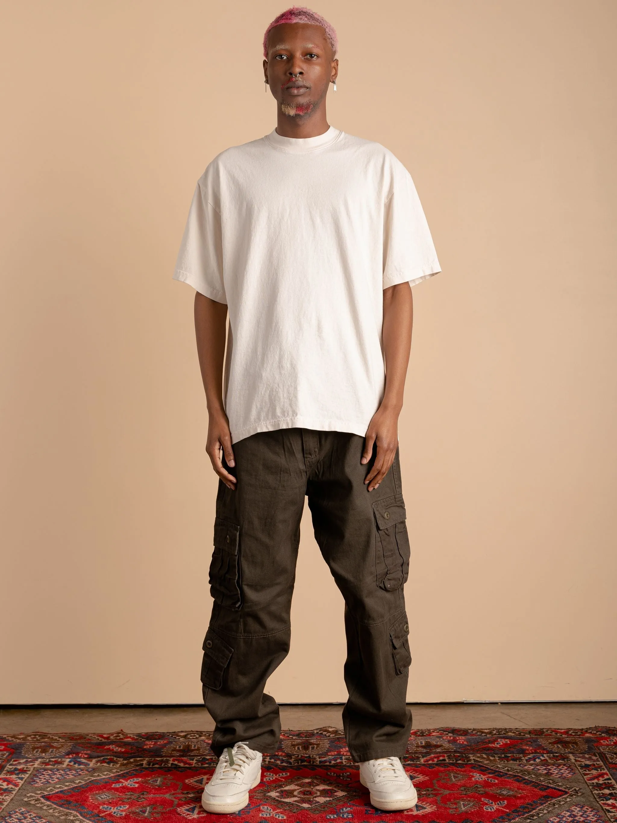 8 Pocket Cargo Pants-Grey