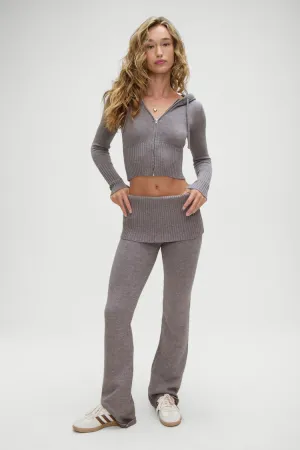 Aimee Cloud Knit Pant in Rain Cloud