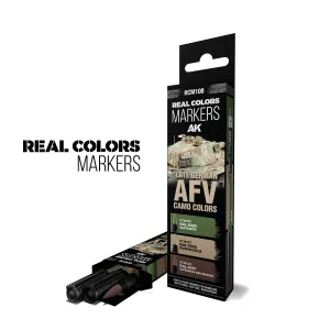 AK Interactive Real Colors Markers Set x3 - German AFV Camo Colors