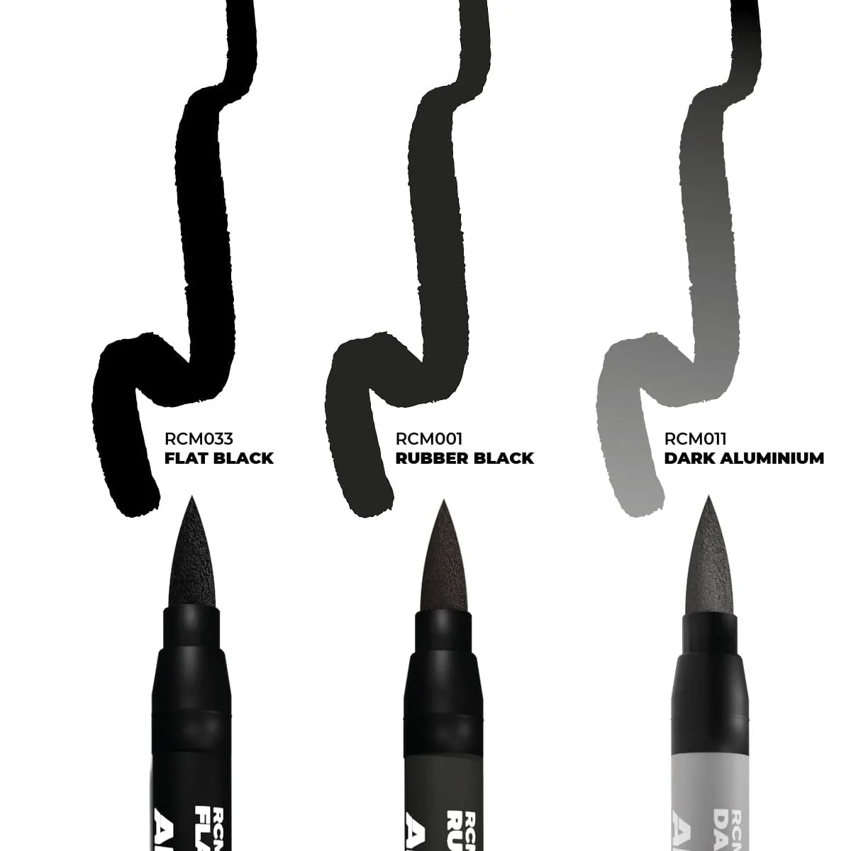 AK Interactive Real Colors Markers Set x3 - Wheels