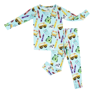 Albert Long Sleeve Two Piece Pajama Set- Final Sale