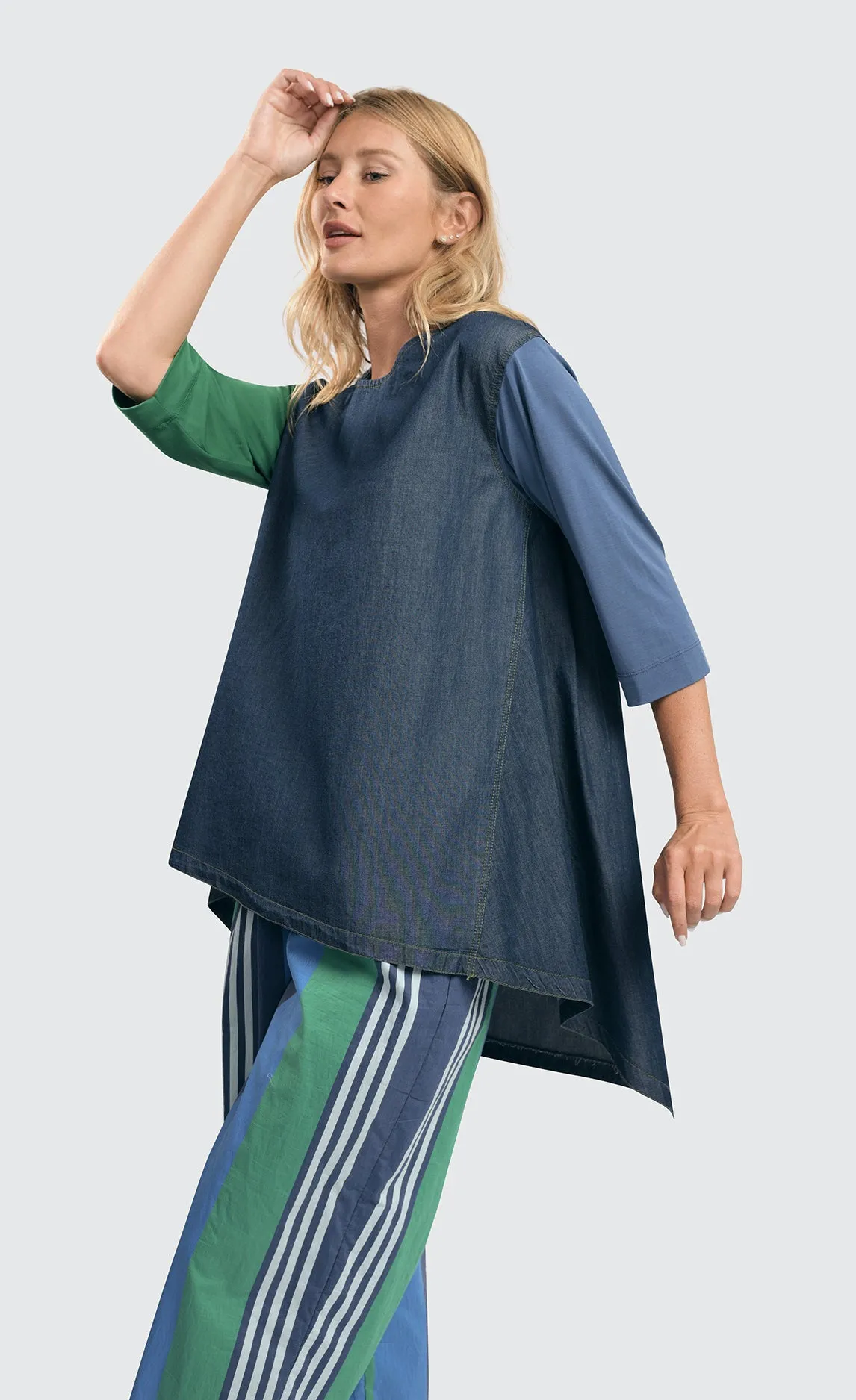 Alembika Denim Top