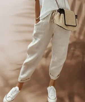 Alessia – Lightweight Women’s Linen Trousers