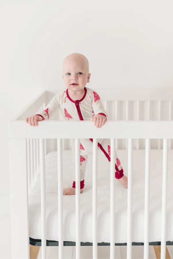Baby and Toddler Christmas Pajamas - Christmas Tree Romper