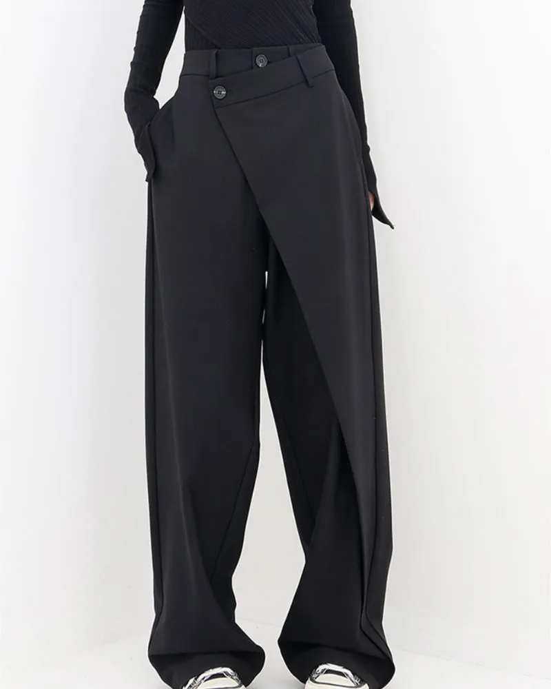 Baggy Vogue™ | Men's Asymmetrical Baggy Trousers | Lightweight Fabric, Trendy Design & Relaxed Fit