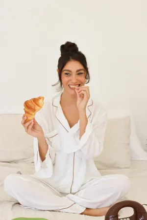 Bamboo Pajama With Ruffle