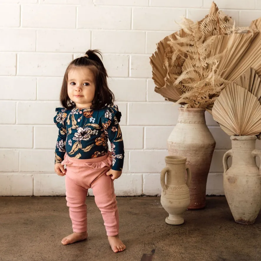 Belle L/Slv Ruffle Bodysuit