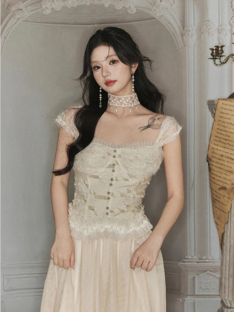 Belle Époque Lace Bustier