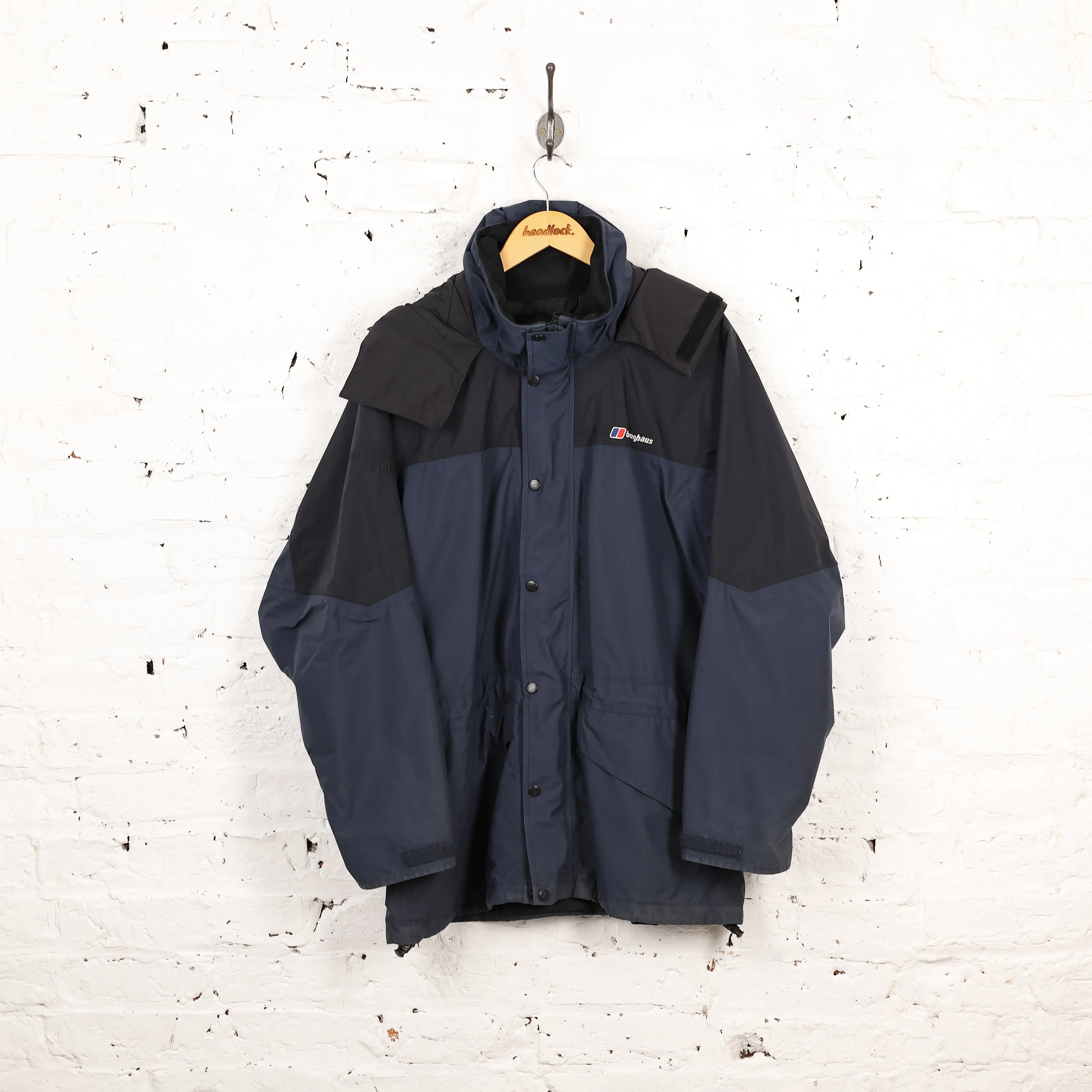 Berghaus Hooded Rain Jacket - Blue - M