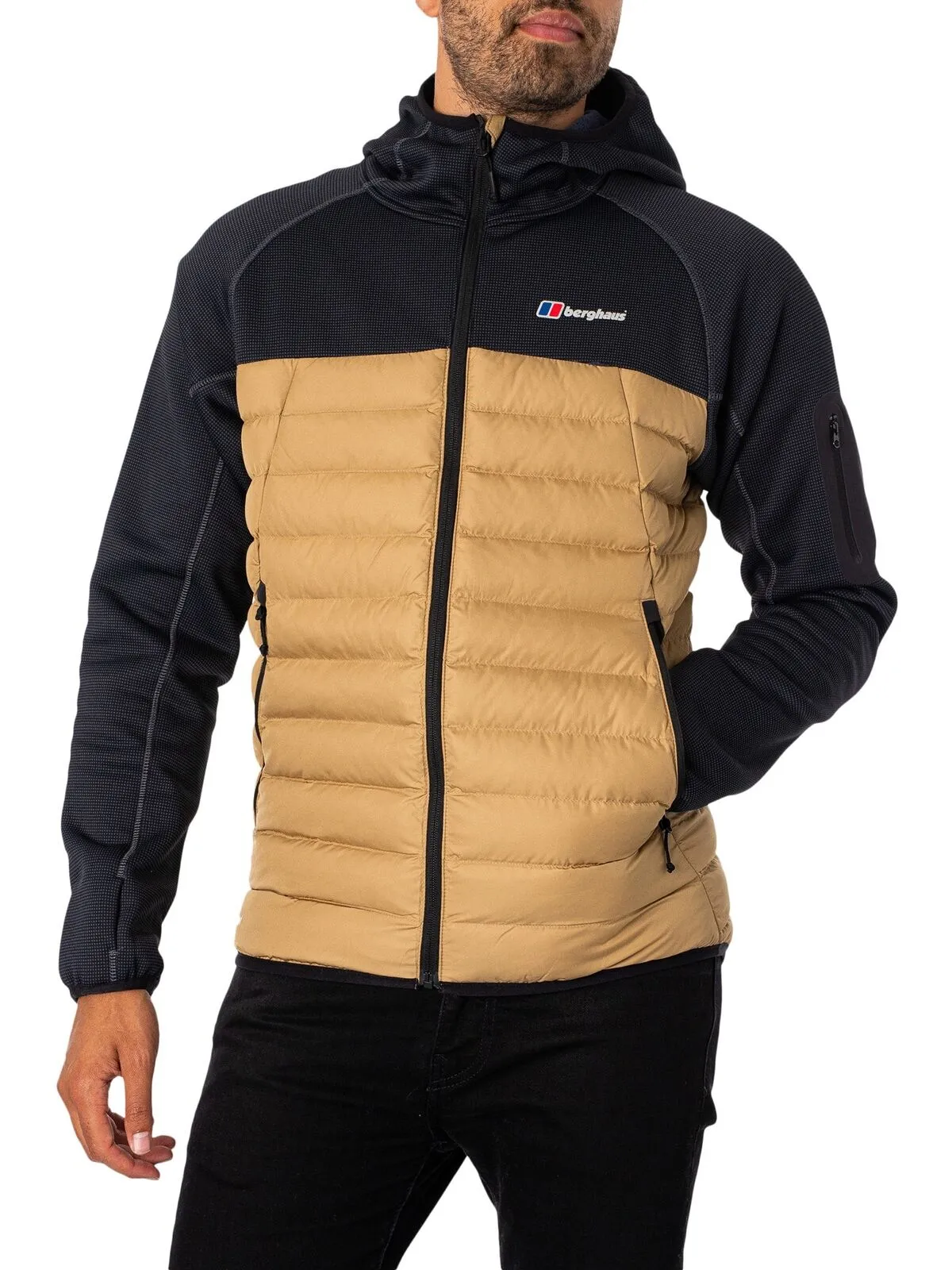 Berghaus Urb Pravitale Hybrid Jacket Natural/Grey/Black