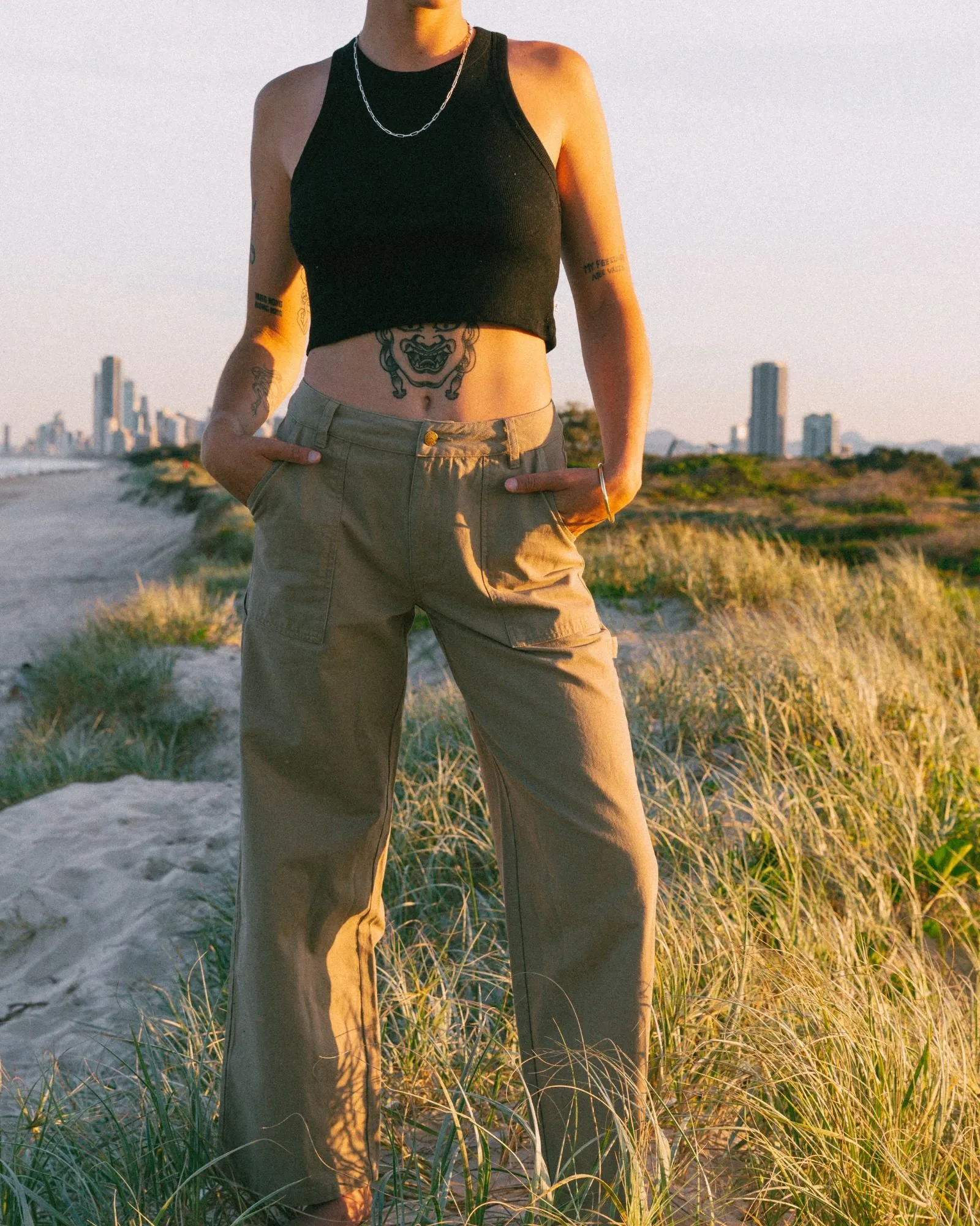 Billie Mid Rise Carpenter Pant