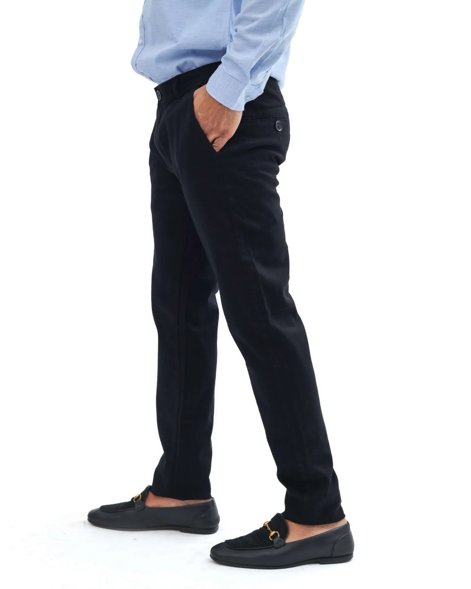 Black Cotton Pant