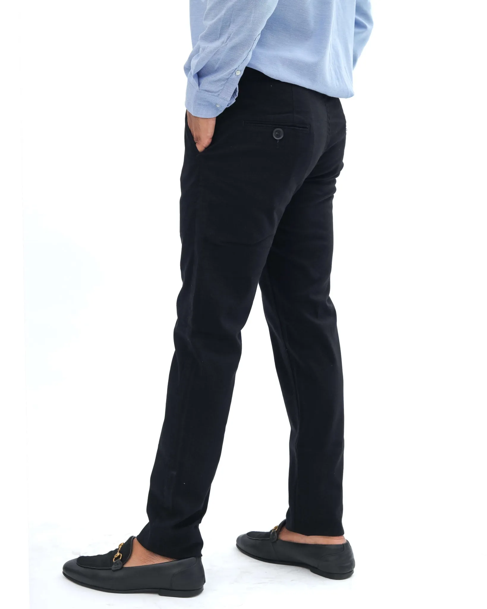 Black Cotton Pant