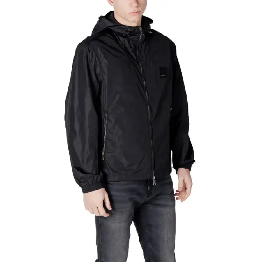 Black Hooded Jacket