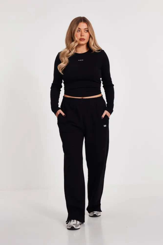 Black Long Sleeved Top