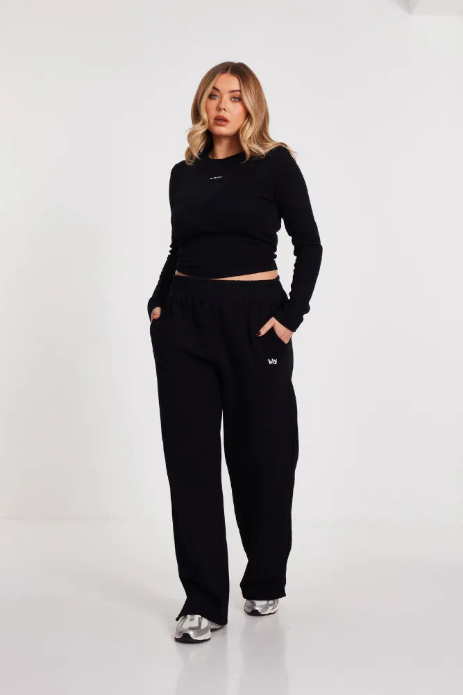 Black Long Sleeved Top