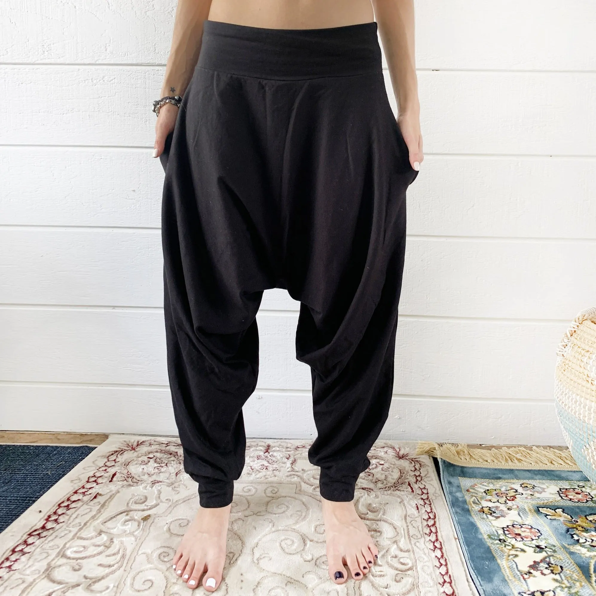 Black Wander Pants | Her