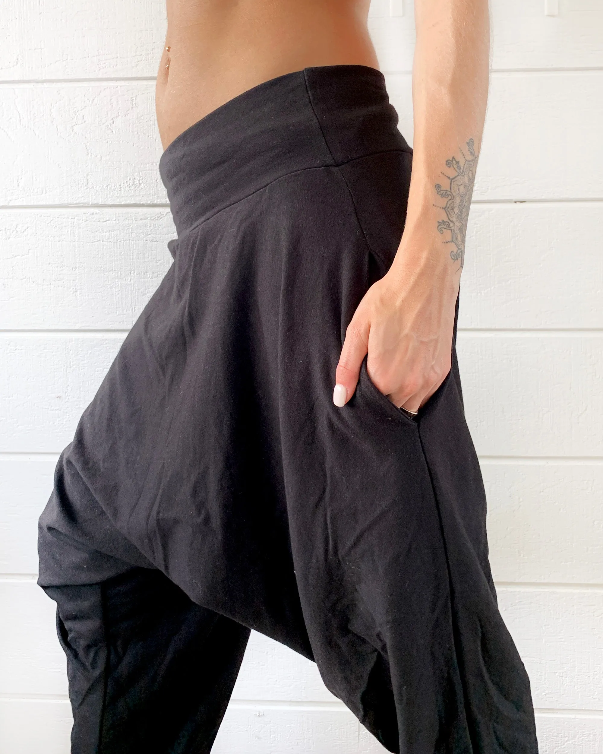 Black Wander Pants | Her