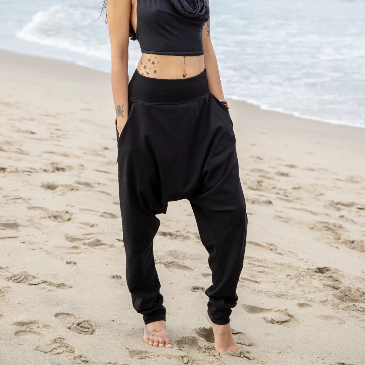 Black Wander Pants | Her