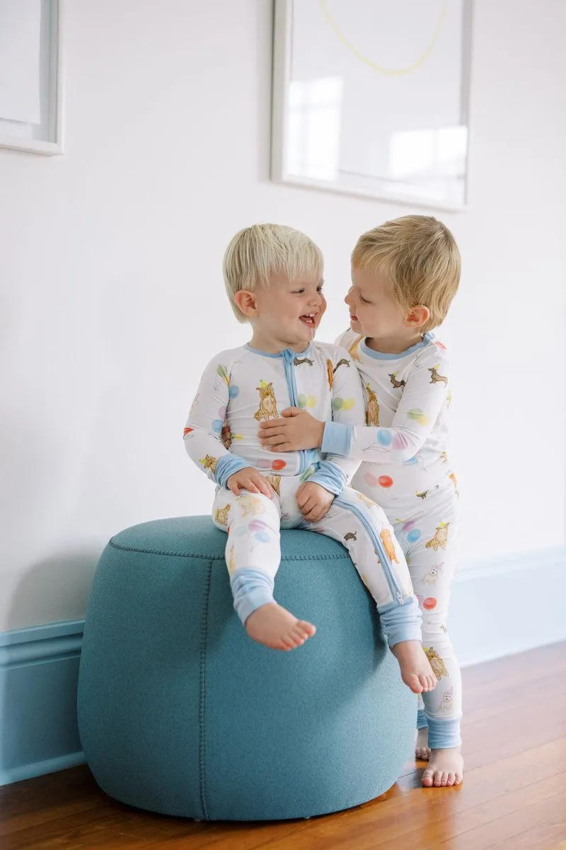 Blue 2-Pc Dog Party Pajamas