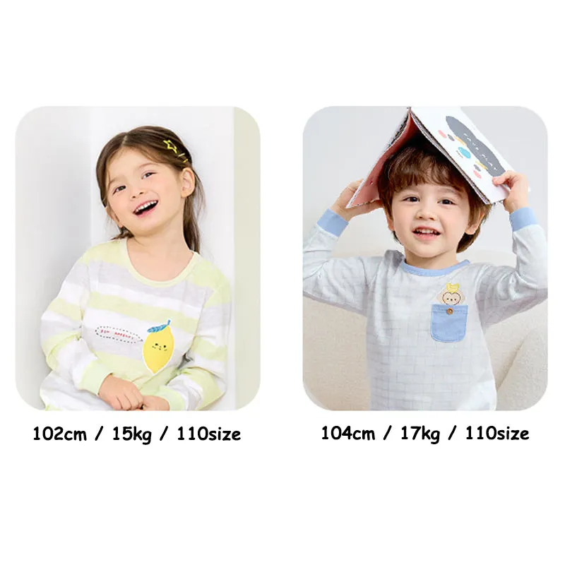 Blue Pocket Monkey Sleep Set (Comfy Fit) 2503U10