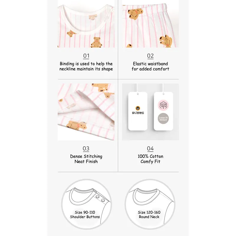 Blue Pocket Monkey Sleep Set (Comfy Fit) 2503U10