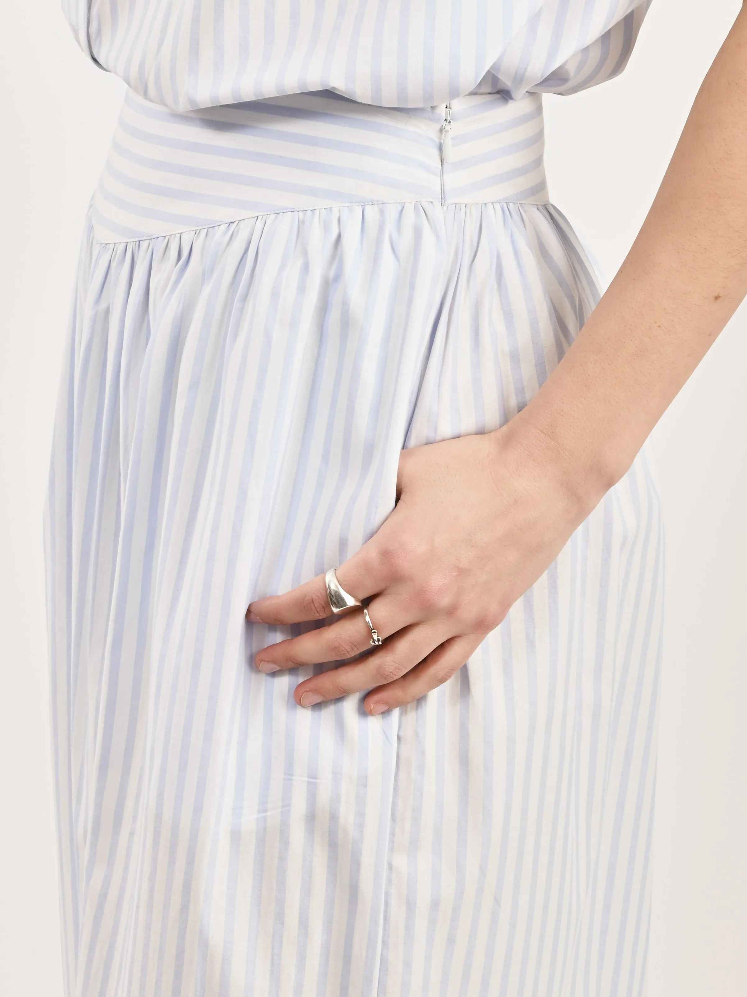 Blue Stripe Kafka Pants