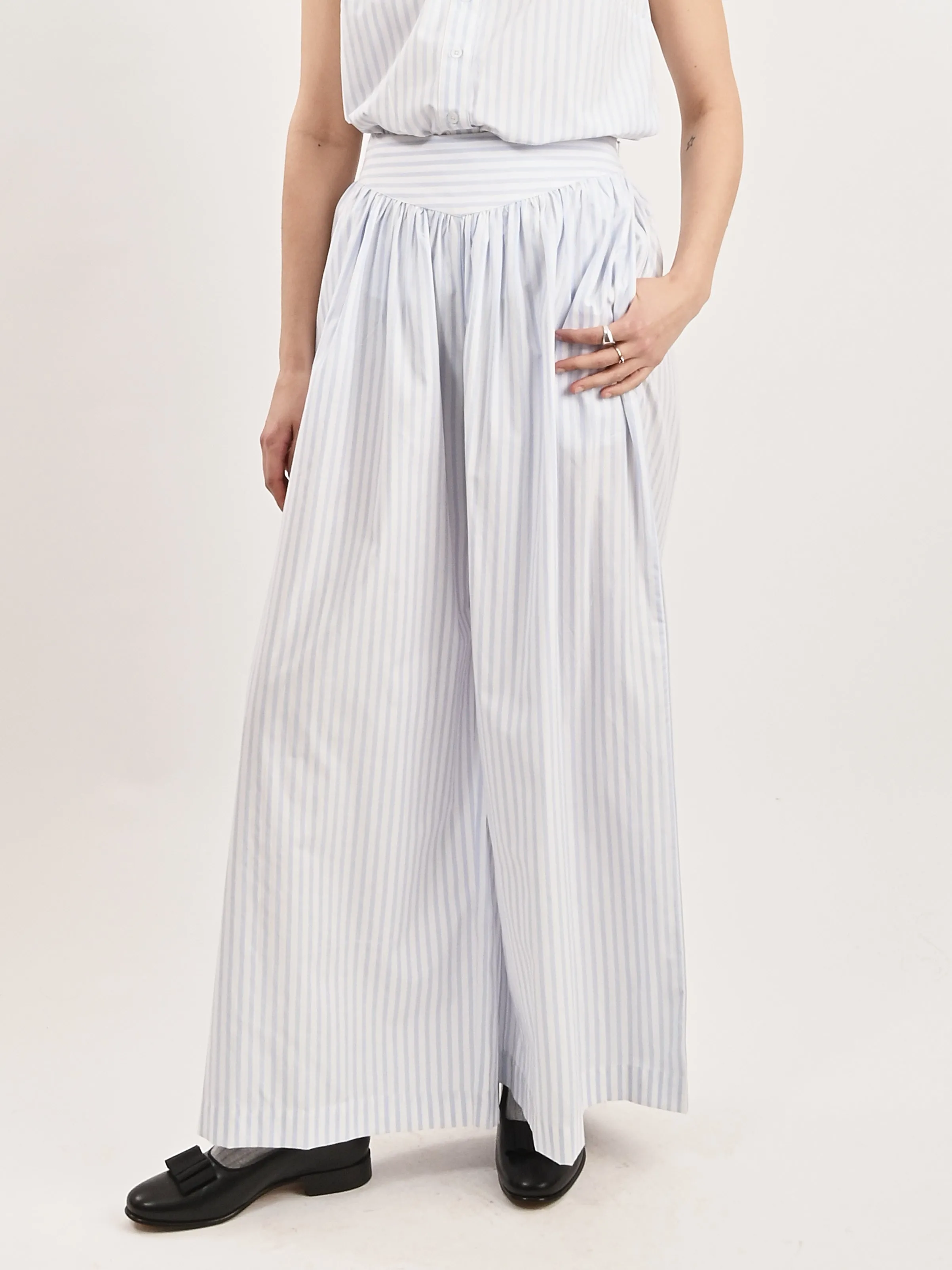Blue Stripe Kafka Pants