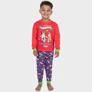 Bluey Boys Christmas Pajamas