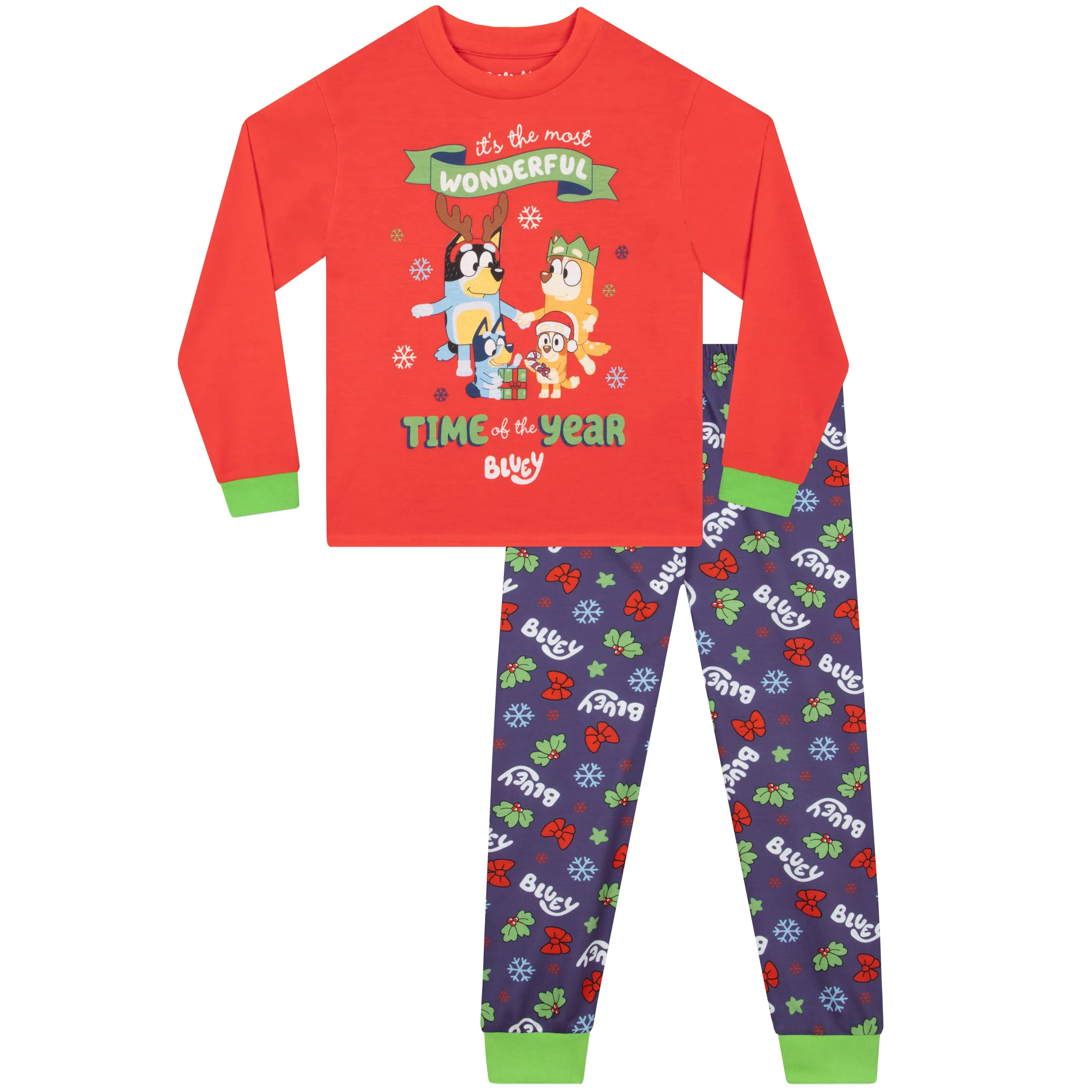 Bluey Boys Christmas Pajamas