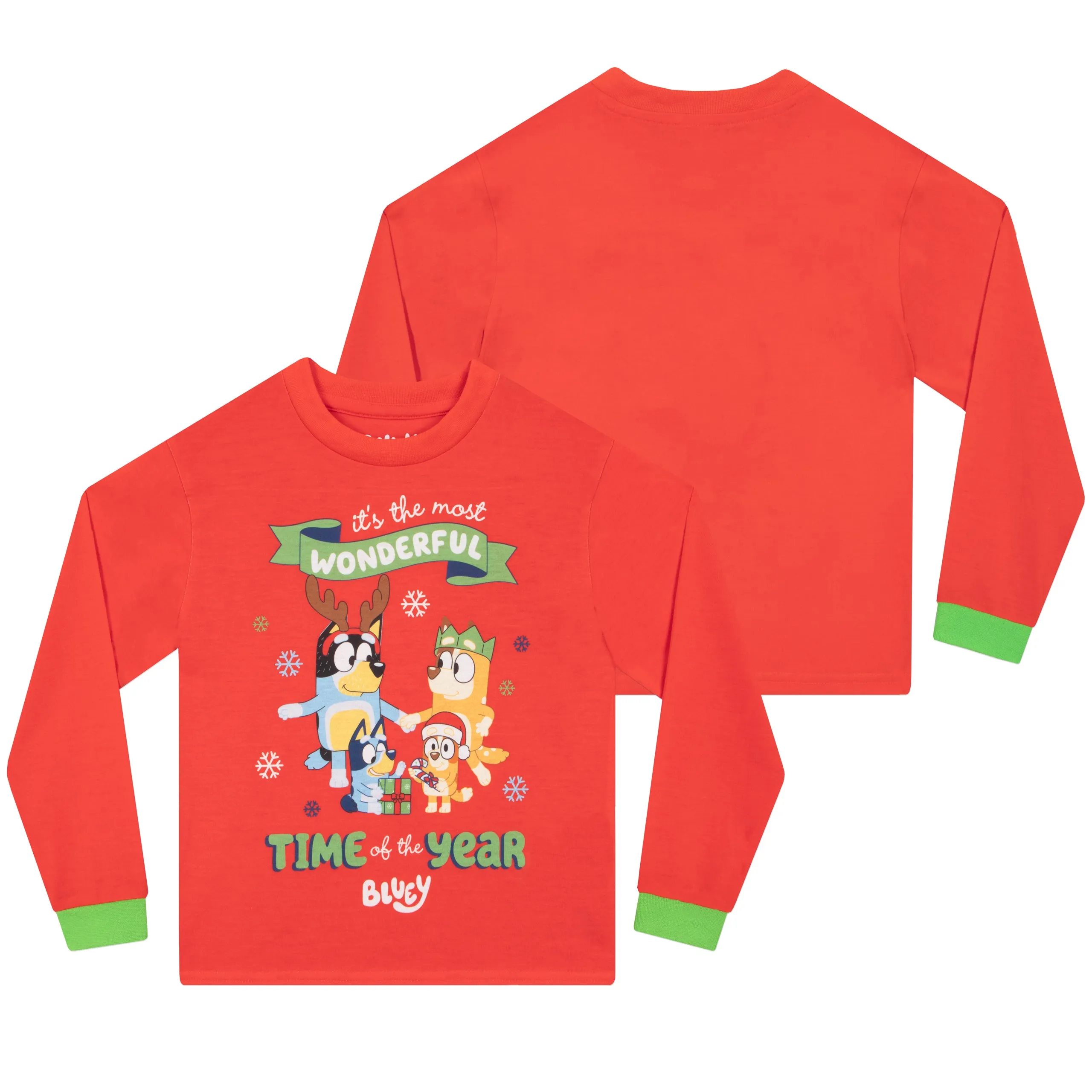 Bluey Boys Christmas Pajamas