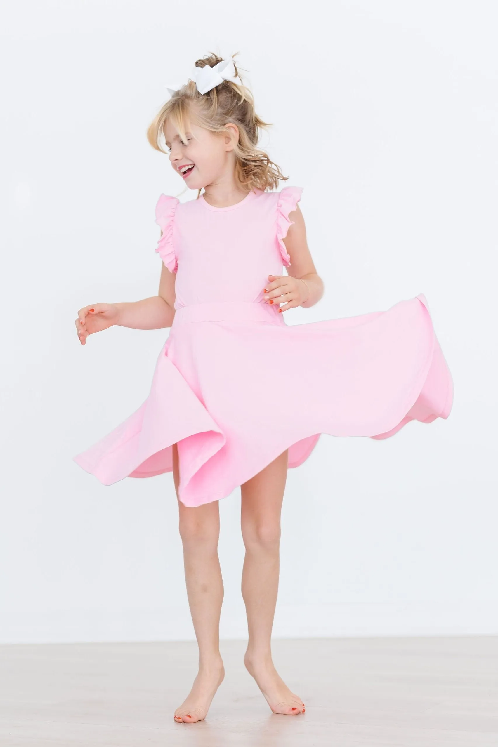 Bubblegum Pink Twirl Skort