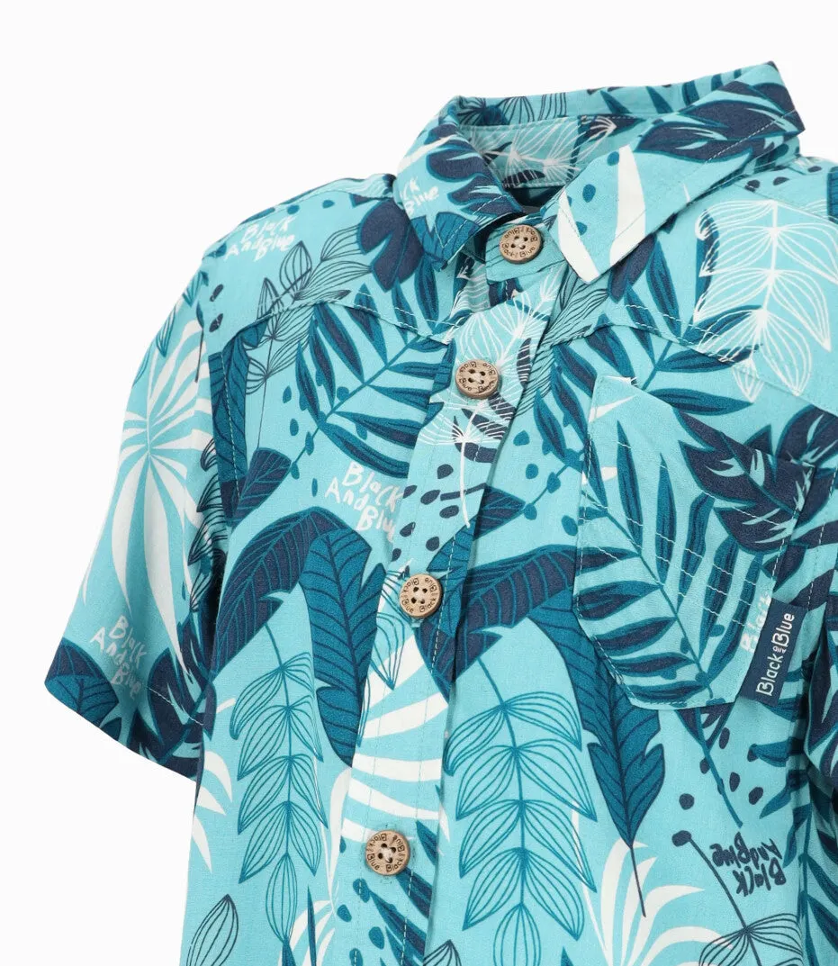 Camisa bebé con hojas