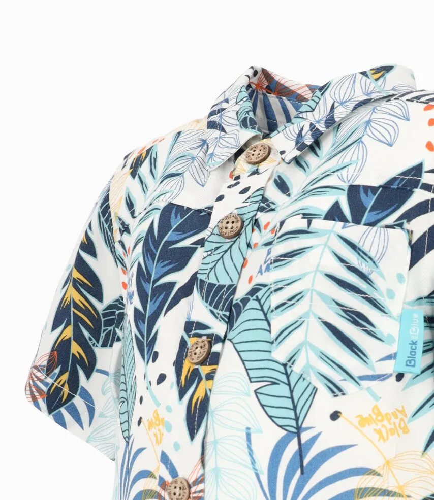 Camisa bebé con palmera