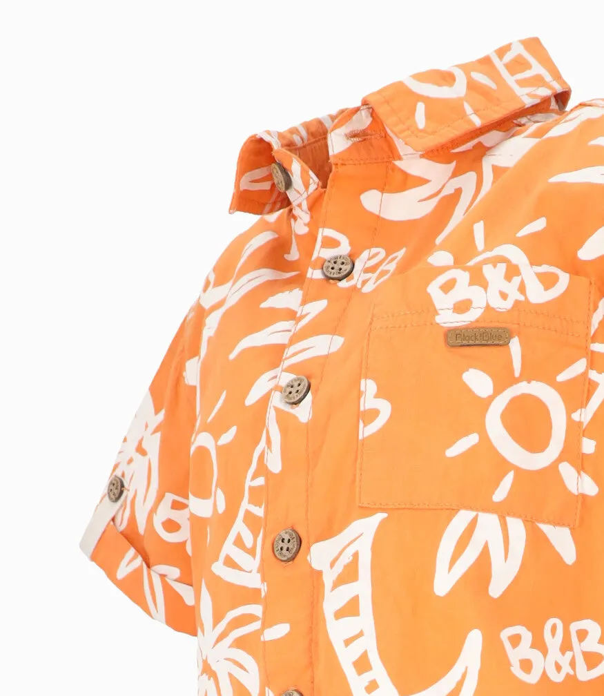 Camisa niño palmeras