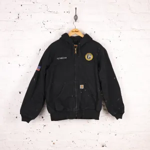 Carhartt Hooded Work Jacket - Black - M