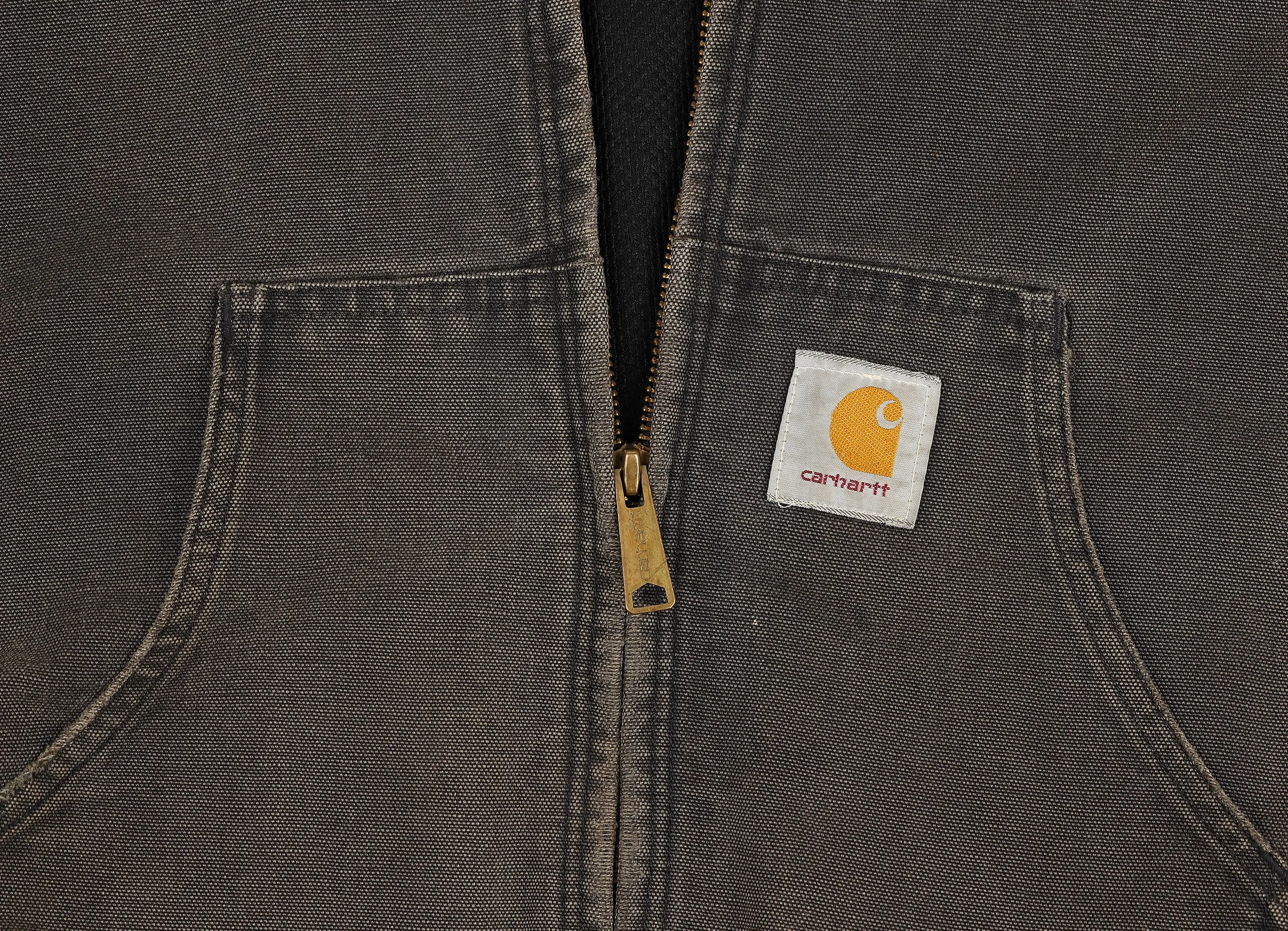 Carhartt Hooded Work Jacket - Black - XL